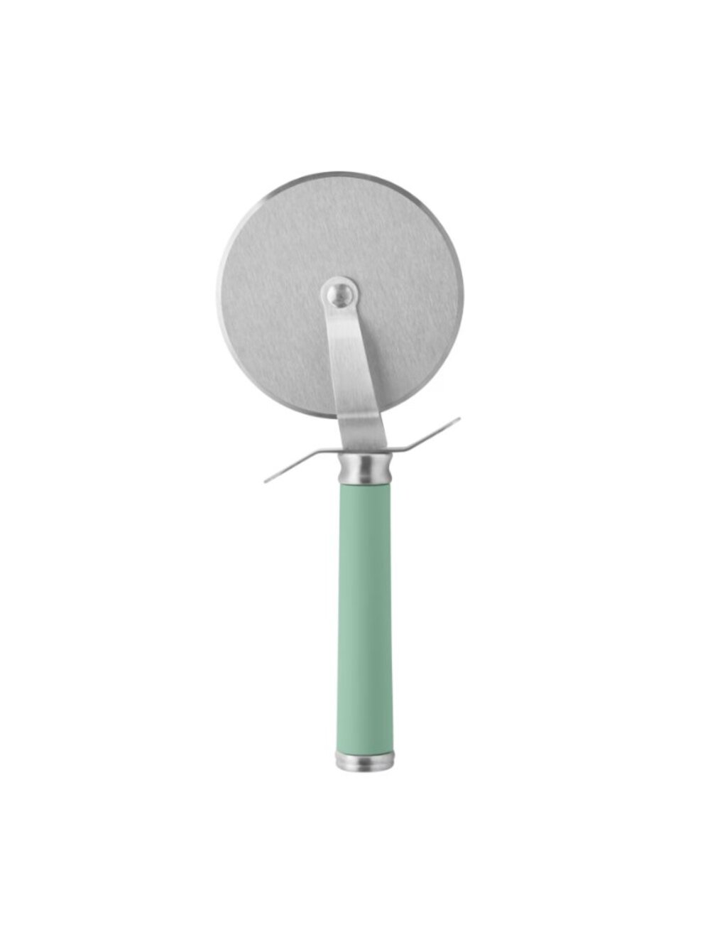 The Pioneer Woman Green Greyed Jade Wheel Slicer Stainless Steel Pizza Cutter